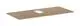 Hansgrohe-HG-Xelu-Q-Konsole-1180-550-mit-Ausschnitt-mittig-fuer-Aufsatzwaschtisch-mit-Hahnloch-Eiche-Natur-54122230 gallery number 1